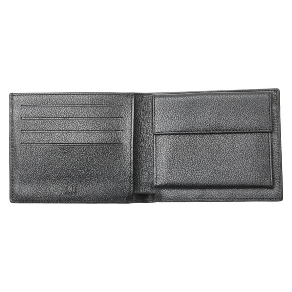 Dunhill D-8 Bifold Wallet Black Leather Men's